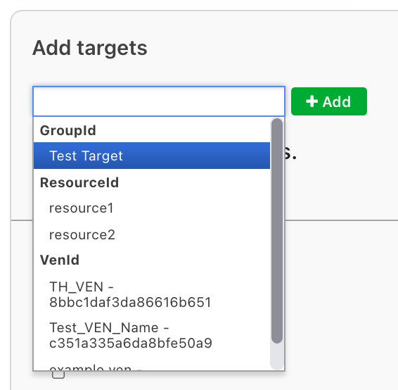 Create Event Targets